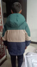 鴨鴨兒童羽絨服三拼色男女大童2024新款戶(hù)外冬裝加厚藍綠色 150 曬單實(shí)拍圖