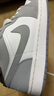 耐克NIKE男女休閑鞋喬丹AJ1小迪奧 JORDAN 1運動鞋DC0774-105白灰41 曬單實拍圖