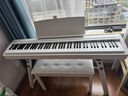 卡瓦依（KAWAI）電鋼琴ES120逐級重錘88鍵盤(pán)科技質(zhì)感專(zhuān)業(yè)智能藍牙APP教學(xué)鋼琴便攜 ES120耐看灰+原裝木架+三踏板+禮包 曬單實(shí)拍圖