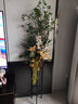 野派 假絹花仿真花客廳酒店落地邊角大束大型金屬花架時(shí)尚高檔輕奢混搭 F款輕奢落地花藝/高180CM 曬單實(shí)拍圖