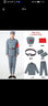 丘萊兔 紅軍演出服紅歌服裝棉麻成人紅軍演出服話劇抗戰(zhàn)八路軍新四軍衣服小紅軍長征服裝 棉麻藍灰紅 160cm 曬單實拍圖