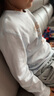 拉比（Labi Baby）寶寶秋衣秋褲套裝兒童內(nèi)衣套裝男童女童純棉睡衣2套裝 幾何圓領(lǐng) 淺杏 110 cm 曬單實(shí)拍圖
