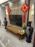 垚罄 景德鎮(zhèn)陶瓷器落地大花瓶客廳 中國(guó)紅落地陶瓷大花瓶家居擺件工藝品 藍(lán)色牡丹 1.2米單個(gè) 配底座 曬單實(shí)拍圖