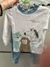 小狗比格 兒童內衣套裝寶寶衣服男女秋衣秋褲純棉嬰兒衣服春秋睡衣 1475斑馬款 80 cm建議12-18個(gè)月 曬單實(shí)拍圖