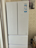 海爾（Haier）三門(mén)冰箱312升風(fēng)冷無(wú)霜小戶(hù)型家用大容量三開(kāi)門(mén)冰箱變頻一級能效彩晶玻璃面板/鈑金中門(mén)變溫軟冷凍 345升統帥三門(mén) 母嬰空間 干濕分儲 玻璃面板 曬單實(shí)拍圖