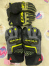 DAINESE/丹尼斯 VR46 SECTOR摩托車騎行手套羅西機車碳纖維短款機車手套 P18/黑-灰-黃 L 曬單實拍圖
