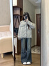 妙奕嘉顯瘦馬蹄褲女喇叭褲女微喇褲長褲子女寬松顯瘦復古直筒牛仔褲女秋 復古微喇褲 M 【建議100斤以內(nèi)】 曬單實拍圖