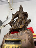 歐柏歷關(guān)公擺件客廳關(guān)公像關(guān)羽關(guān)二爺家用擺件 （A款）紫檀小號(hào) 曬單實(shí)拍圖