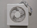 六奧排氣扇廚房家用衛(wèi)生間浴室抽風(fēng)機(jī)百葉窗換氣扇墻壁排風(fēng)扇強(qiáng)力音靜 F款6寸開孔150帶止逆閥+插頭線 曬單實(shí)拍圖