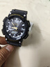 卡西歐（CASIO） 卡西歐(CASIO) 雙顯初中高中學(xué)生運(yùn)動(dòng)手表男女防水夜光太陽(yáng)能表 黑盤(pán)黑色樹(shù)脂AQ-S810W-1B 曬單實(shí)拍圖