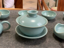 凝雅汝窯茶具富貴套裝臺灣開(kāi)片陶瓷功夫汝瓷茶壺蓋碗茶杯家用整套送禮 還真汝窯富貴13件展示套裝 曬單實(shí)拍圖