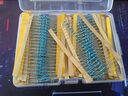 1/4W金屬膜電阻包1/2W1W2W3W5W直插電子元件包30/41/130種1%常用 【劃算推薦】（1/4W盒裝）130種每種20只電阻 曬單實(shí)拍圖
