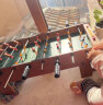 迪漫奇儿童桌面足球机玩具木质游戏桌上玩具室内家庭亲子互动游戏双人对战踢足球小学初中生女孩男孩生日礼物六一儿童节礼物 实拍图