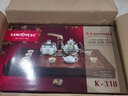 金灶（KAMJOVE） 功夫茶具套裝 茶具燒水壺一體全自動 茶盤茶海 茶道實木茶臺 搭配H10泡茶壺 陶瓷茶具 茶渣桶 曬單實拍圖