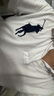 美國保羅polo男裝純棉短袖翻領馬球polo衫t恤刺繡大馬標男士大碼商務男裝 黑色配白馬 S 100-125斤 曬單實拍圖