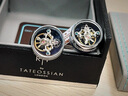 TATEOSSIANRT陀飛輪機芯轉(zhuǎn)動齒輪袖扣男士法式袖口釘輕奢飾品節(jié)日禮物送男友 藍色陀飛輪（現(xiàn)貨） 曬單實拍圖