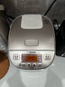 象?。╖O JIRUSHI）電飯煲DRH智能家用多功能微電腦電飯鍋4-6人鍋煮飯鍋電飯鍋微壓 DRH10C-香檳白色（4-6人） 3L 曬單實(shí)拍圖