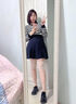 浪莎空調護膝絲襪女夏季薄款過(guò)膝襪中筒襪防滑防勾絲小腿半截長(cháng)筒襪夏 4雙-膚色 均碼 曬單實(shí)拍圖