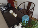 全自動(dòng)一體烏檀木茶盤(pán)中式家用實(shí)木茶具托盤(pán)黑檀木茶臺原木套裝 若川90×46×5+金灶G9 曬單實(shí)拍圖