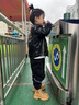 G.DUCKKIDS小黃鴨真皮男童靴子2024春秋款兒童馬丁靴女童短靴秋季男孩大黃靴 卡其 30碼 曬單實拍圖