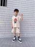 曼迪尚童裝男童夏裝套裝2024新款兒童夏季背心薄款運(yùn)動(dòng)中大童男孩夏款潮 藍(lán)色套裝 160 曬單實(shí)拍圖