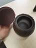 言艺 紫砂茶叶罐中大号家用储物防潮密封茶罐 紫泥年年罐约可装茶叶150g 实拍图
