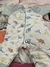 棉棉柔兒童連體睡衣冬季寶寶睡袋夾棉加厚防寒加絨男童家居服秋冬款純棉 彩藍色 90cm 曬單實(shí)拍圖