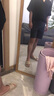 I'M DAVID西裝短褲男士直筒寬松薄款男褲夏款五分褲休閑短褲男 黑色 XL 曬單實(shí)拍圖