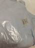 麗嬰房嬰幼兒斜襟連身衣嬰兒爬服天絲長(zhǎng)袖系帶連身裝 海鹽藍(lán) 52cm 新生兒 曬單實(shí)拍圖
