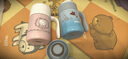 膳魔師（THERMOS） 不銹鋼帶手柄保溫咖啡杯 辦公可愛把手時(shí)尚情侶大咖杯 TCMG-370 綠色錦鯉 曬單實(shí)拍圖