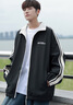 NASA RHUDE春季雙面穿夾克外套男裝冬季加絨潮流棒球服男士秋冬裝休閑外套男 2423黑色(雙面穿) XL (建議體重130-145斤) 曬單實(shí)拍圖