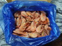 仁豪水产头籽北极甜虾熟冻冰虾净重1.5kg 80-100只/kg 头籽率80% 即食冰虾 实拍图