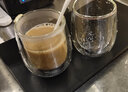 小雨點雙層透明玻璃水杯雙層茶水杯子茶杯咖啡牛奶果汁杯辦公家用 Q杯小號一只裝 曬單實拍圖