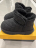 G.DUCKKIDS女童雪地靴皮毛一體2024冬季新款加絨兒童面包棉鞋女孩加厚大棉靴 黑色[升級(jí)版更防滑耐磨] 30碼 曬單實(shí)拍圖