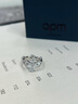APM Monaco銀白色個(gè)性十字架戒指男款女款銀戒指情侶對戒禮物 曬單實(shí)拍圖