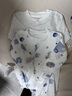 PEPEMAMA純棉嬰兒寶寶爬行服哈衣四季連體衣爬服 U型襠爬服星際宇航藍色 73cm 曬單實拍圖