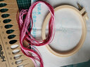 丹區(qū) 手工刺繡diy材料包 初學(xué)入門(mén)學(xué)生布藝創(chuàng)意刺繡花禮物掛畫(huà)含繡框 款式隨機(jī)  繡繃約5英寸 曬單實(shí)拍圖