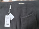 纖絲鳥(niǎo)25秋冬新品男士暖絨加長(cháng)護膝褲羊毛蠶絲貼片保暖褲 黑灰色XL 曬單實(shí)拍圖