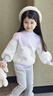 戴維貝拉（DAVE＆BELLA）幼兒寶寶毛衣小童針織衫秋冬新款小孩衣服女童上衣兒童針織衫童裝 淺紫色【現貨】 110 cm（建議身高100-110cm） 曬單實(shí)拍圖