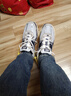耐克NIKE Zoom Vomero 5男子復(fù)古運(yùn)動鞋HF4259-100白藍(lán)卡其41 曬單實(shí)拍圖