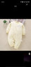 妙翡冬款嬰兒連體衣三層保暖夾棉新生兒衣服純棉無(wú)骨棉服寶寶哈衣爬服 黃色無(wú)骨夾棉閉哈70201 66cm 適合1-4月/9-12斤 曬單實(shí)拍圖