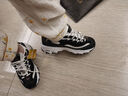 斯凱奇（Skechers）女鞋 2026春季新款透氣休閑鞋厚底增高復古老爹鞋經(jīng)典時(shí)尚熊貓鞋 黑色/白色/經(jīng)典熊貓鞋 【評價(jià)返10】 39 內長(cháng)260mm 曬單實(shí)拍圖