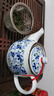 陶趣居日本進(jìn)口小藍(lán)芽陶瓷茶杯水杯和風(fēng)手握杯壽司餐廳日式湯吞杯子釉下 茶壺 單個 曬單實(shí)拍圖