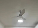 璞藝大風(fēng)力吊扇餐廳靜音工業(yè)變頻遙控客廳家用簡(jiǎn)約復古無(wú)燈吊頂電風(fēng)扇 白色3葉36寸+變頻壁控【促銷(xiāo)款】 曬單實(shí)拍圖