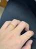 中國(guó)黃金（CHINA GOLD）黃金金箍棒古法戒指福滿傳家百搭紋理素圈指環(huán)情人節(jié)送女友愛(ài)人 金箍棒戒指  圈號(hào)16 0.7g 曬單實(shí)拍圖