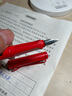 LAMY鋼筆2021限量款Safari狩獵墨水筆送吸墨器赤土色墨綠色學(xué)生練字筆日常商務(wù)送禮物 草莓紅 EF尖(0.5mm) 曬單實(shí)拍圖