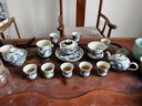 塔馳密司（touchmiss）景德鎮青花瓷茶具套裝龍翔九州高端功夫蓋碗家用陶瓷泡茶壺茶杯子 青花瓷【龍翔九州-12頭】禮盒裝 曬單實(shí)拍圖
