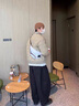 羅蒙（ROMON）棉服空氣棉衣男2025春秋寬松大碼加肥加大休閑胖子棒球外套男裝 黑色 XL 體重150-170斤 曬單實(shí)拍圖