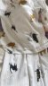 香雅馨 韩版睡衣女春秋长袖棉质宽松家居服两件套装夏季甜美V领卡通猫咪 1112猫咪 M80-100斤 实拍图