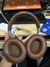 威澤（Whizzer）W1S主動(dòng)降噪頭戴式藍(lán)牙耳機(jī)包耳式無(wú)線耳麥美拉德穿搭 W1S深棕 曬單實(shí)拍圖